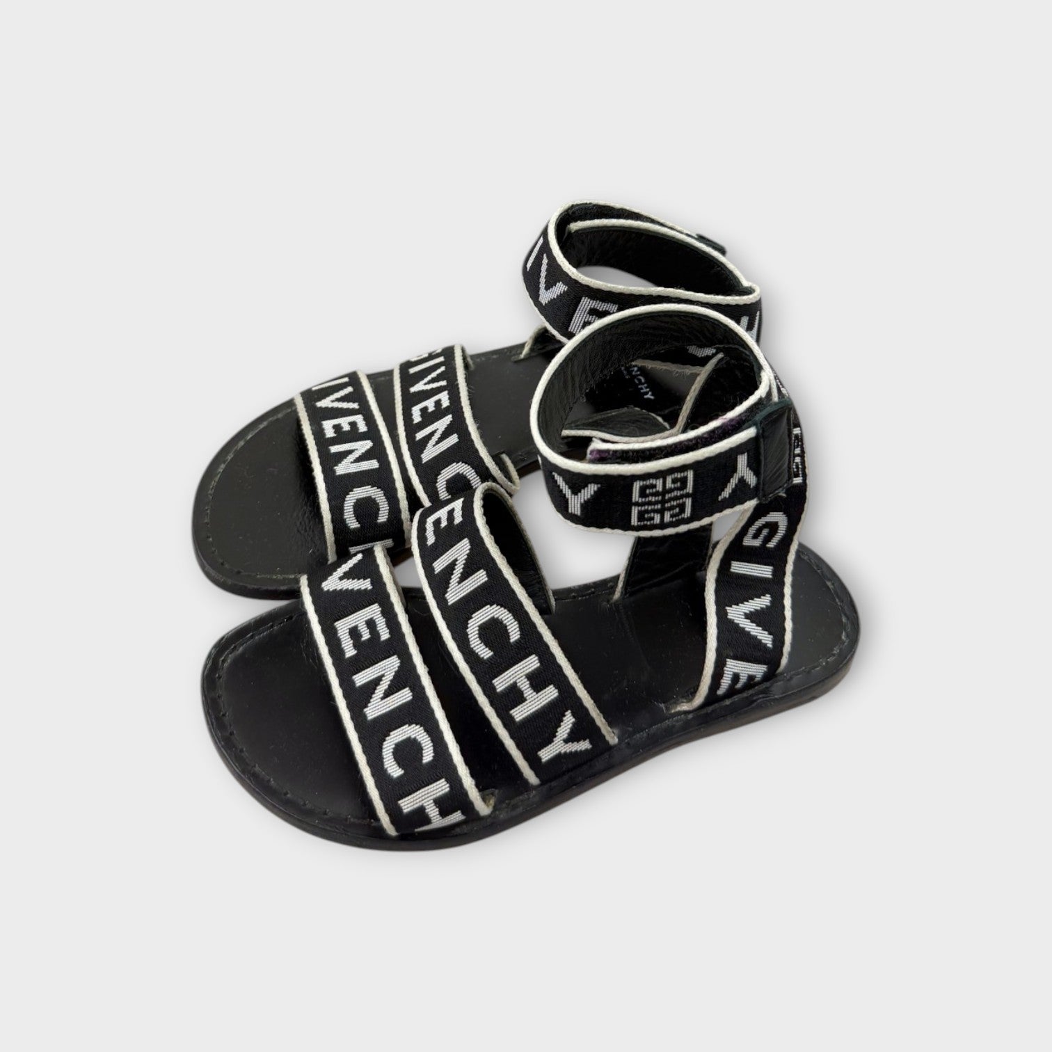 Givenchy Logo Strap Sandals, Size EU 29