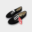 Vans Black & White Authentic Sneakers, Size EU 34