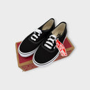 Vans Black & White Authentic Sneakers, Size EU 34
