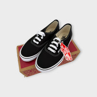 Vans Black & White Authentic Sneakers, Size EU 34