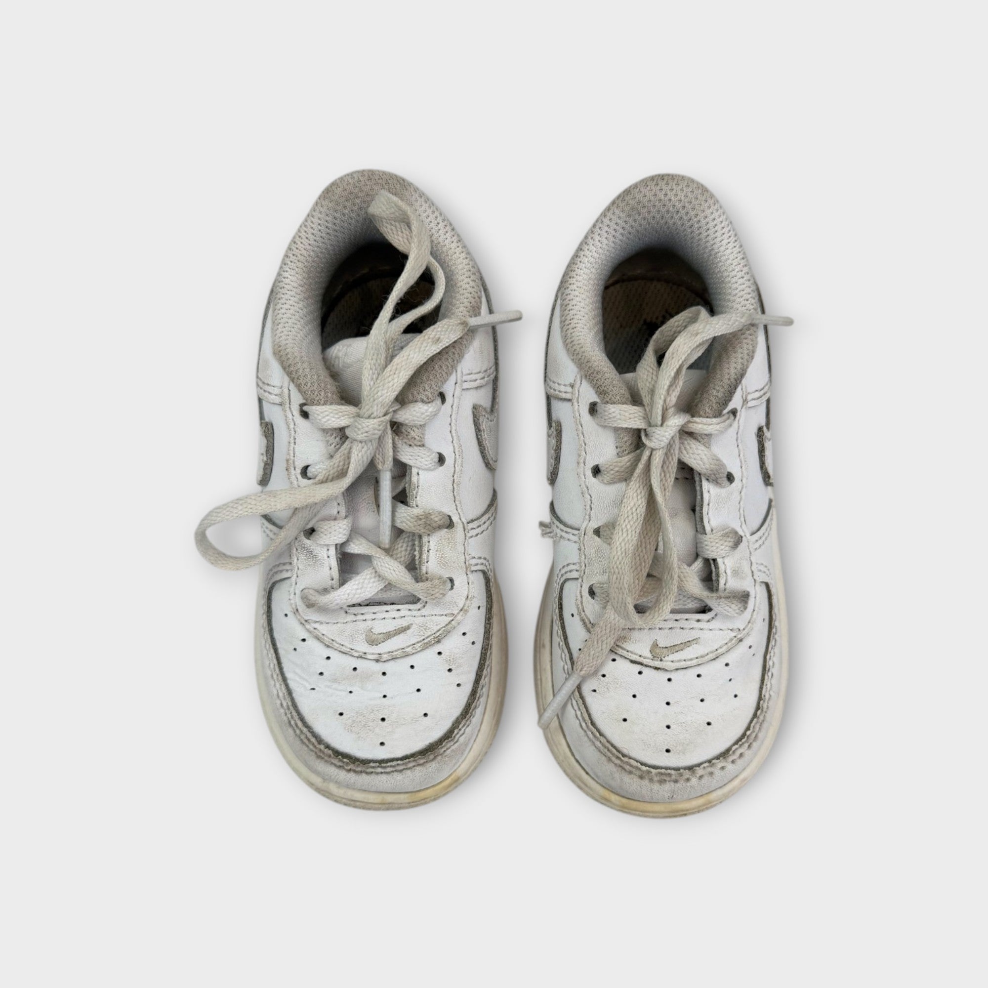 Nike White AF1 Sneakers, Size EU 23.5