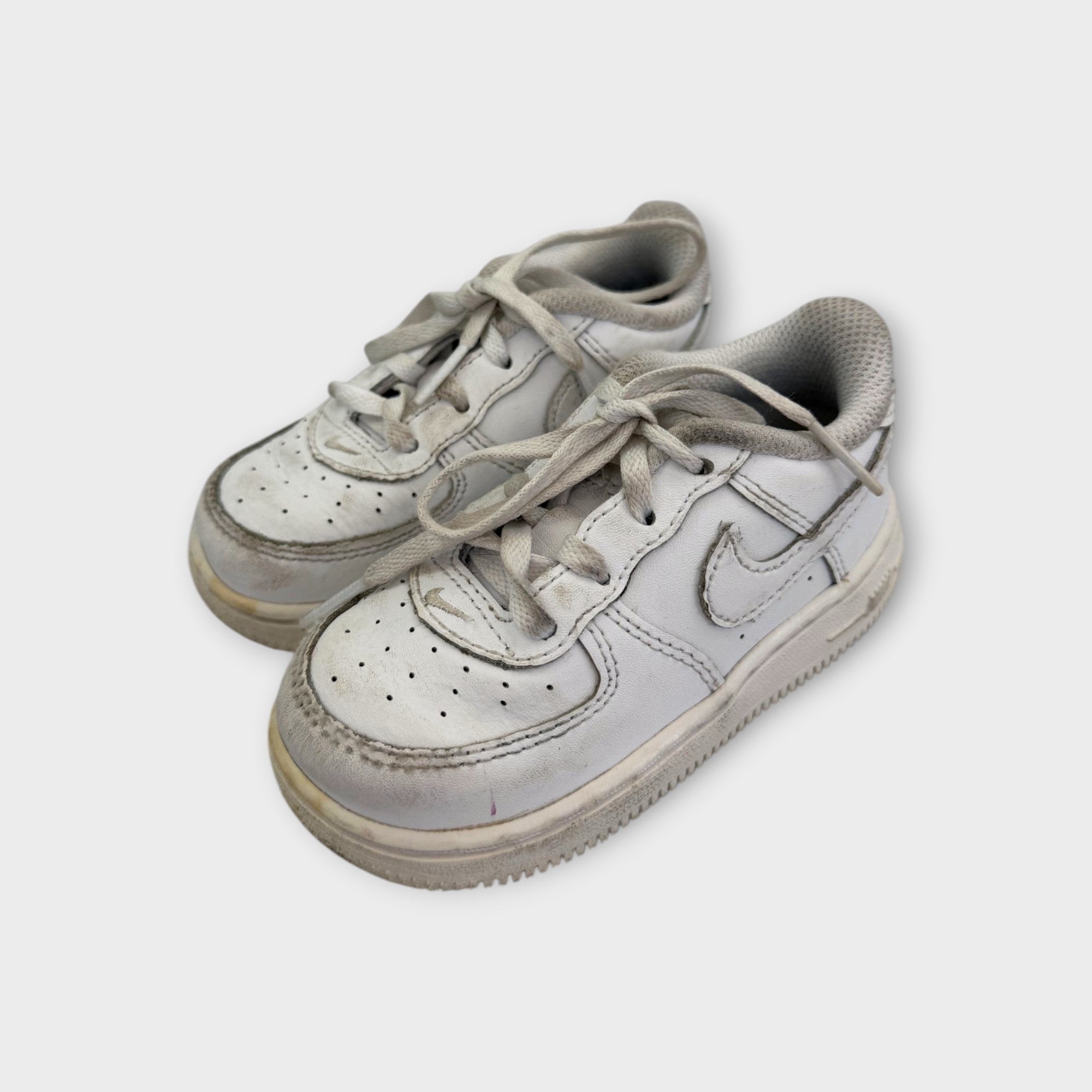 Nike White AF1 Sneakers, Size EU 23.5
