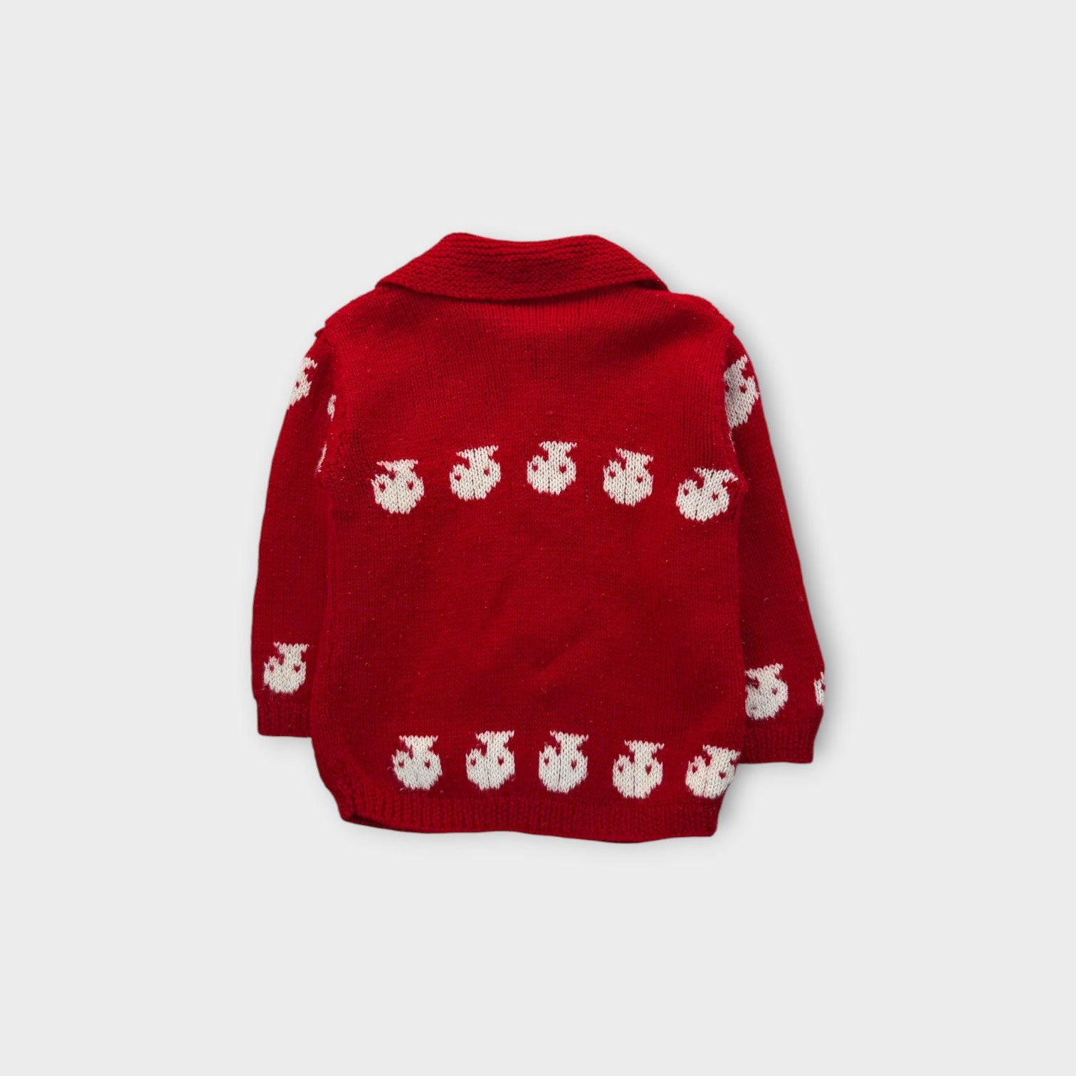 Vintage Knitted Character Jumper, Size 3