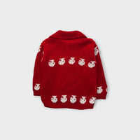 Vintage Knitted Character Jumper, Size 3