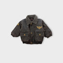 Retro Bomber Flight Jacket, Size 0