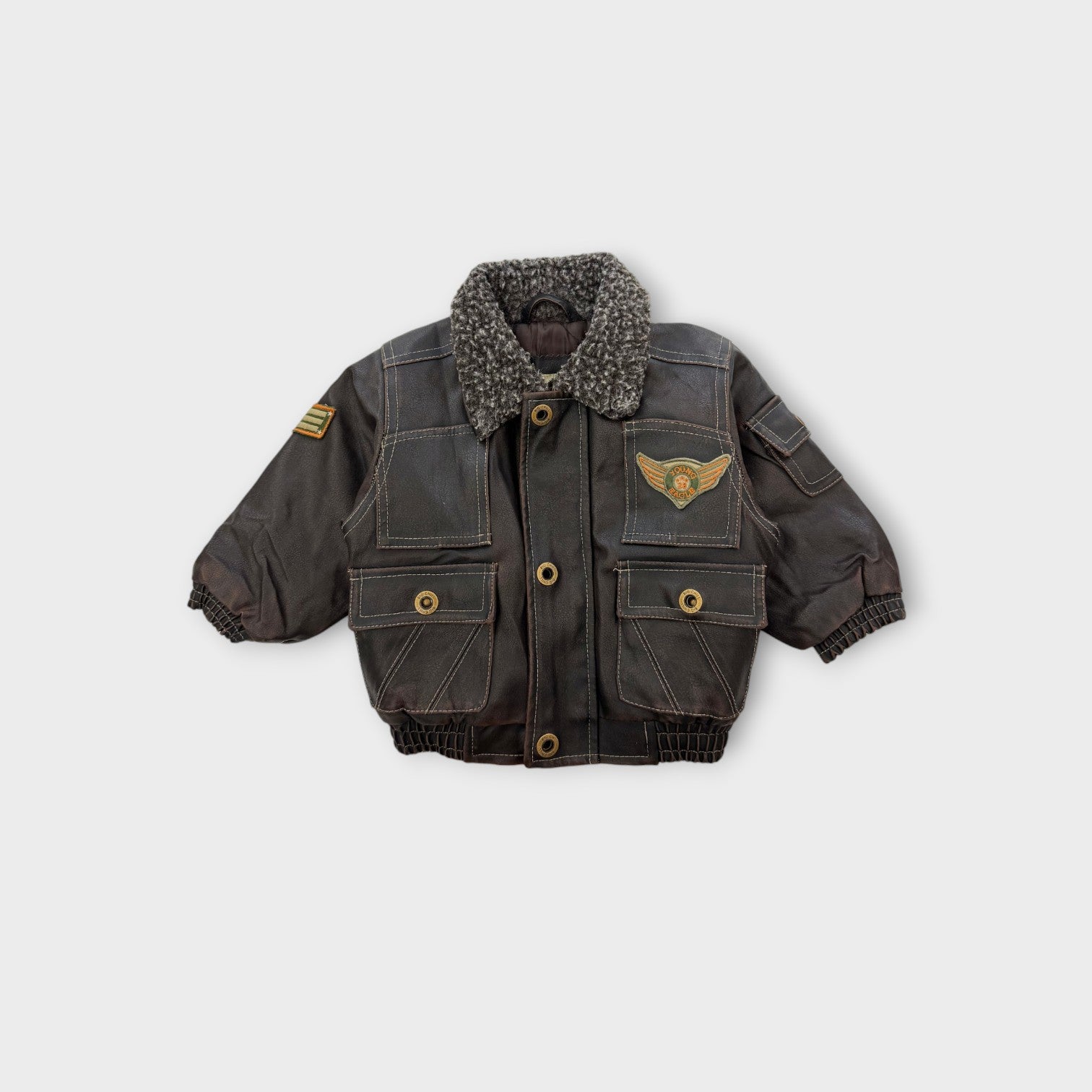 Retro Bomber Flight Jacket, Size 0