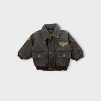 Retro Bomber Flight Jacket, Size 0