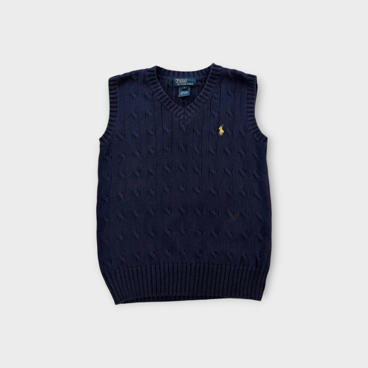Polo RL Knit Vest, Size 6