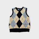 Tommy Hilfiger Argyle Vest, Size 7