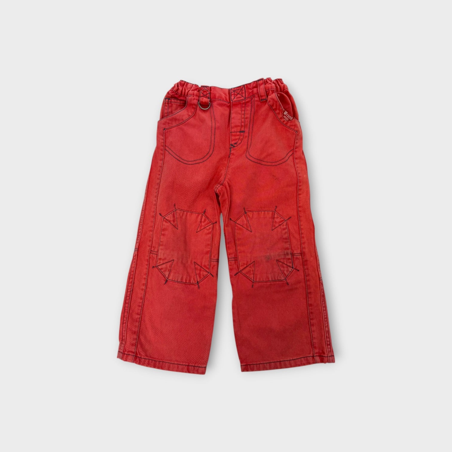Brums Contrast Stitch Cargos, Size 2