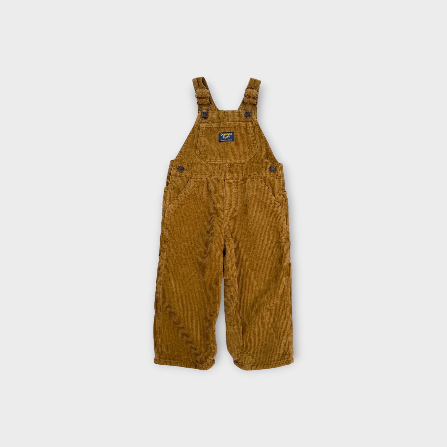 Retro Oshkosh B'Gosh Corduroy Overalls, Size 18m