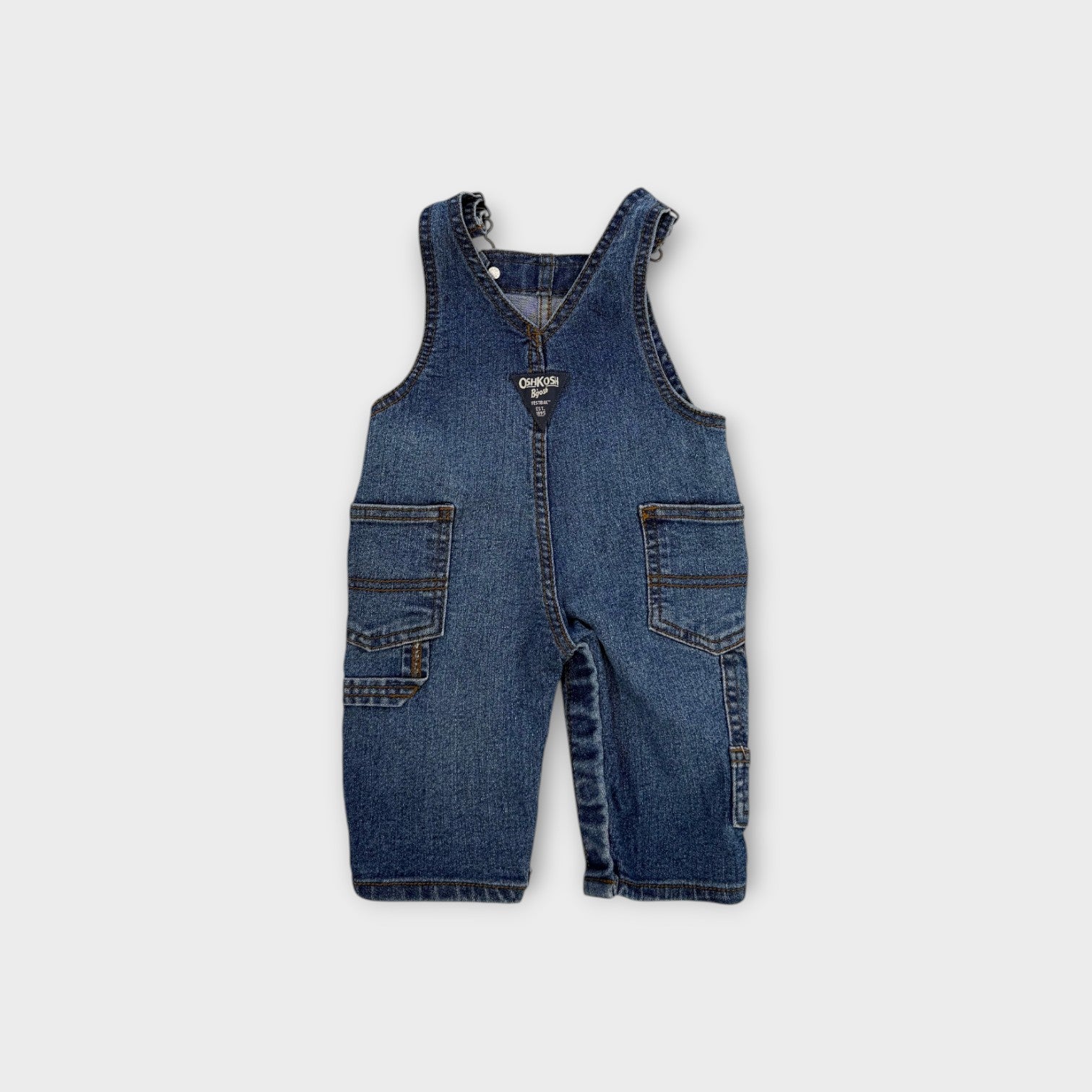Oshkosh B'Gosh Denim Overalls, Size 000