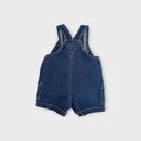 Retro Baseball Denim Overalls, Size 00