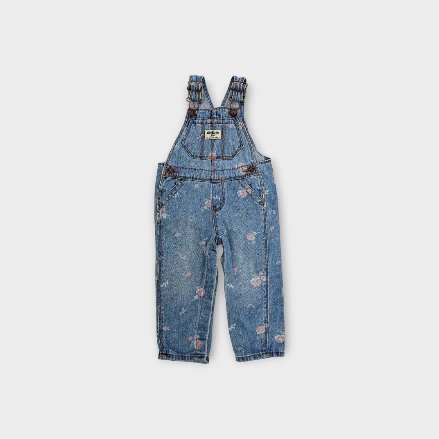 Oshkosh B'Gosh Roses Overalls, Size 0