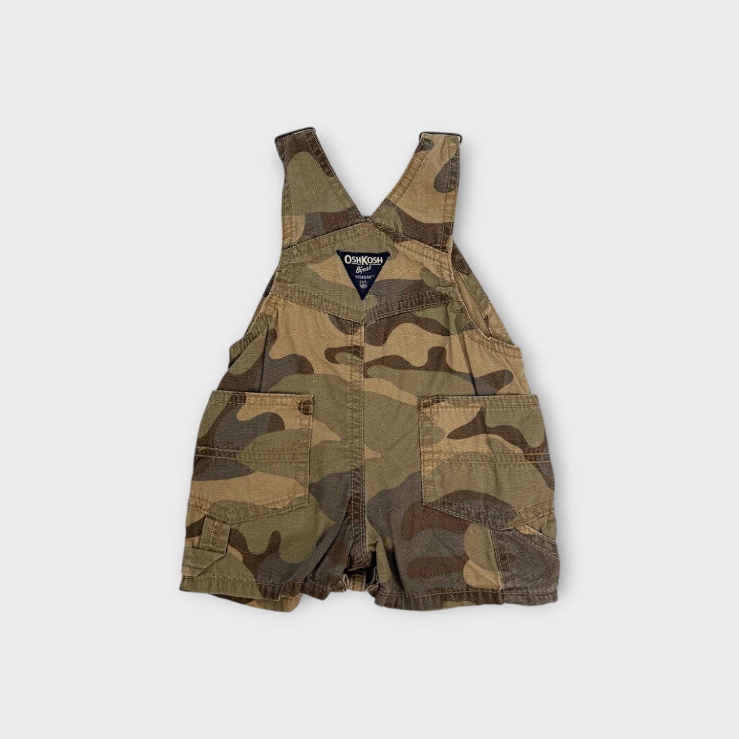 Oshkosh B'Gosh Camo Shortalls, Size 000