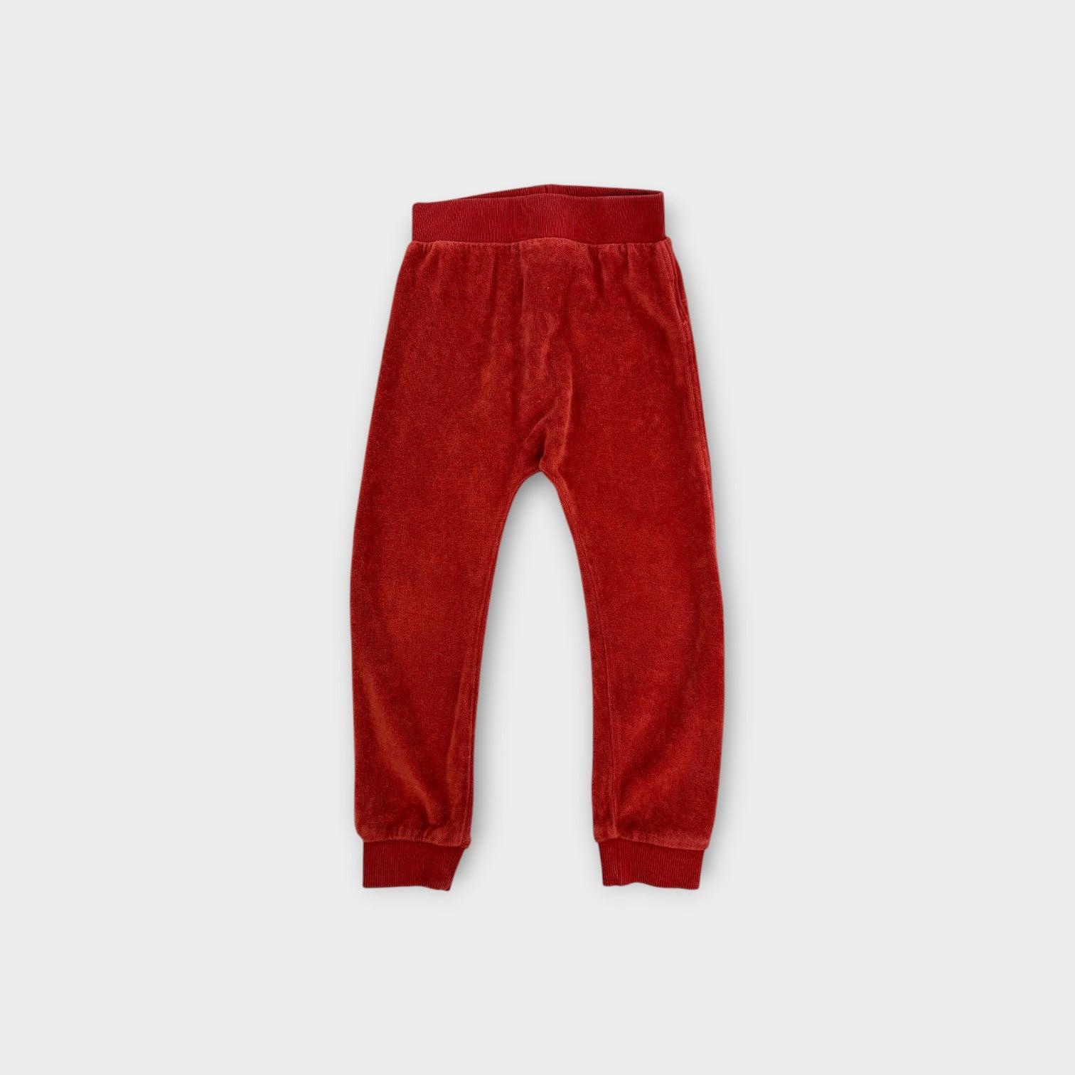 Molo Velvet Trackpants, Size 2
