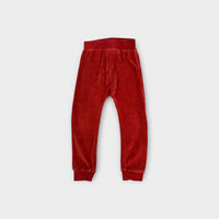 Molo Velvet Trackpants, Size 2
