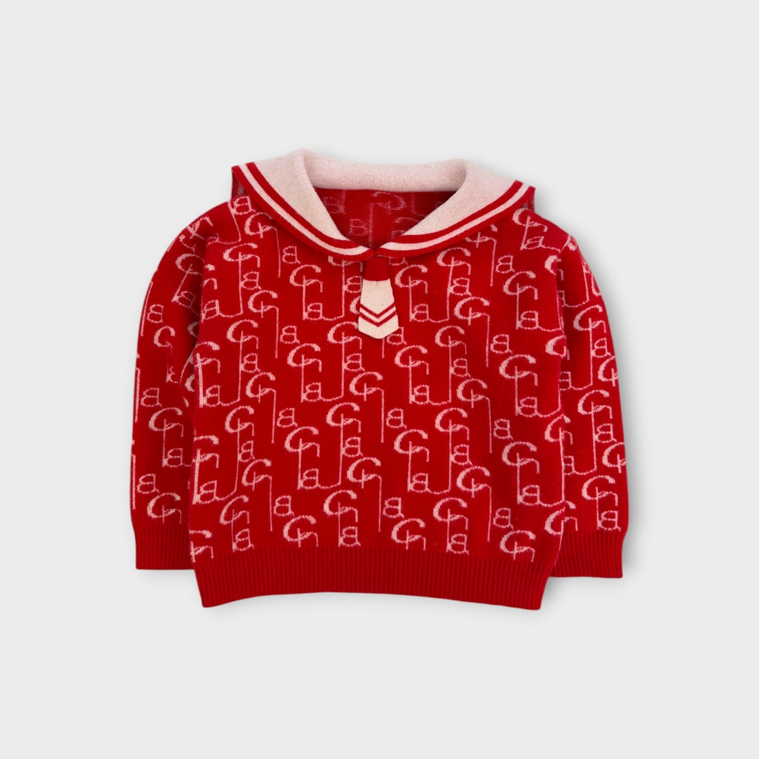 Retro Sailor Knit Jumper, Size 5