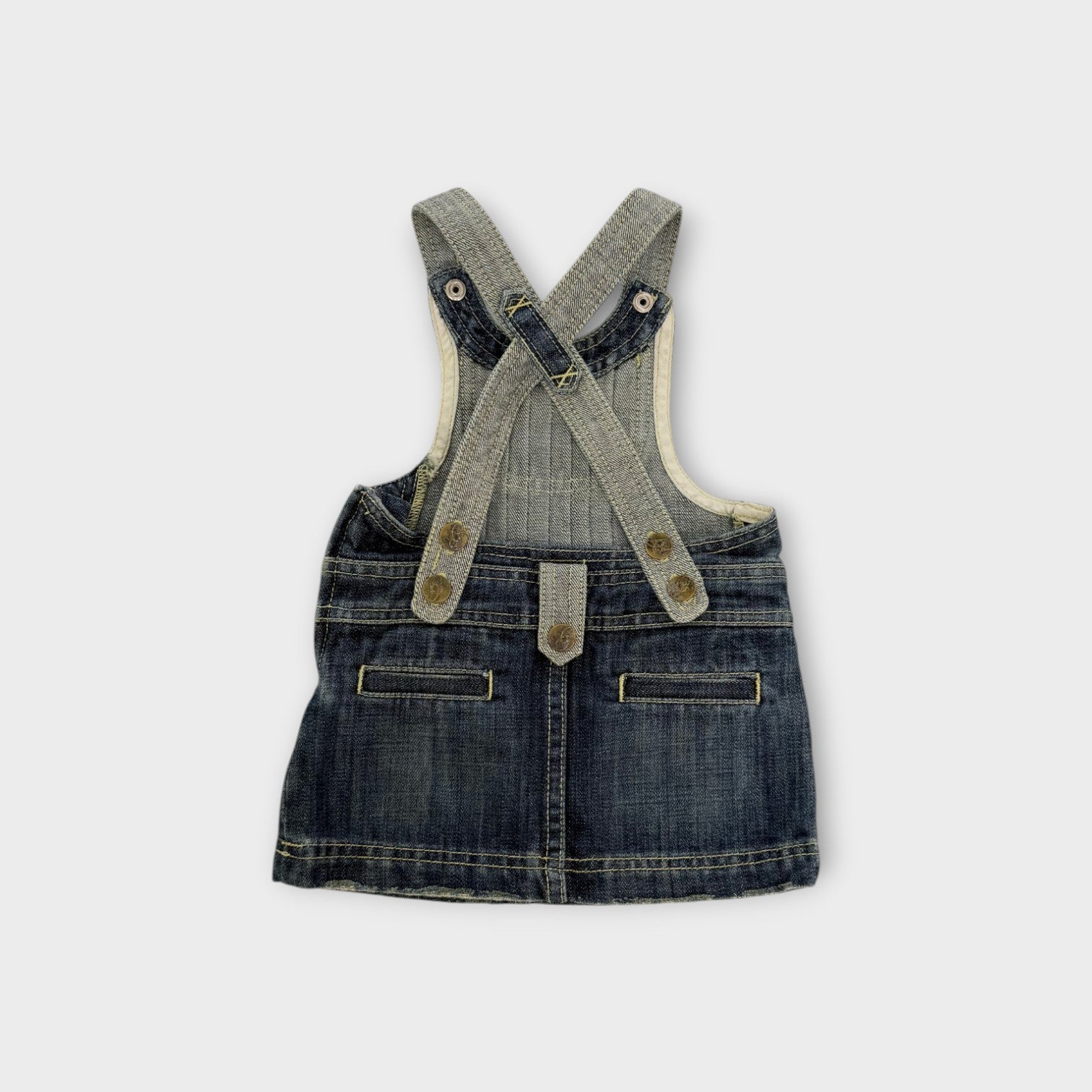 Guess Denim Pinafore Dress, Size 1