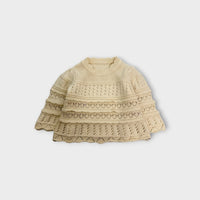 Knitted Frill Jumper, Size 2