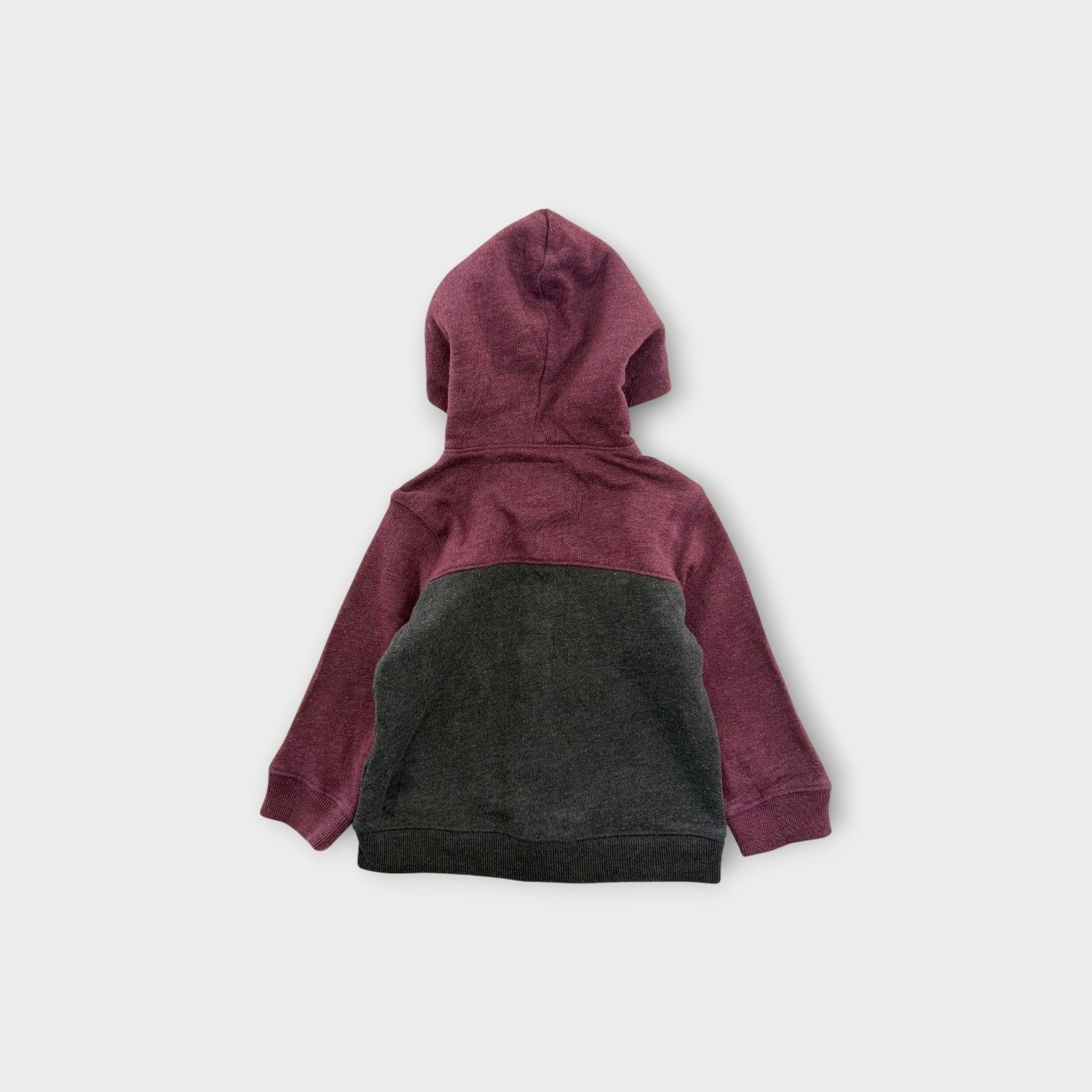OshKosh Two-Tone Zip-Up Hoodie, Size 1
