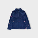 OshKosh Navy Hearts Fleece Jumper, Size 4