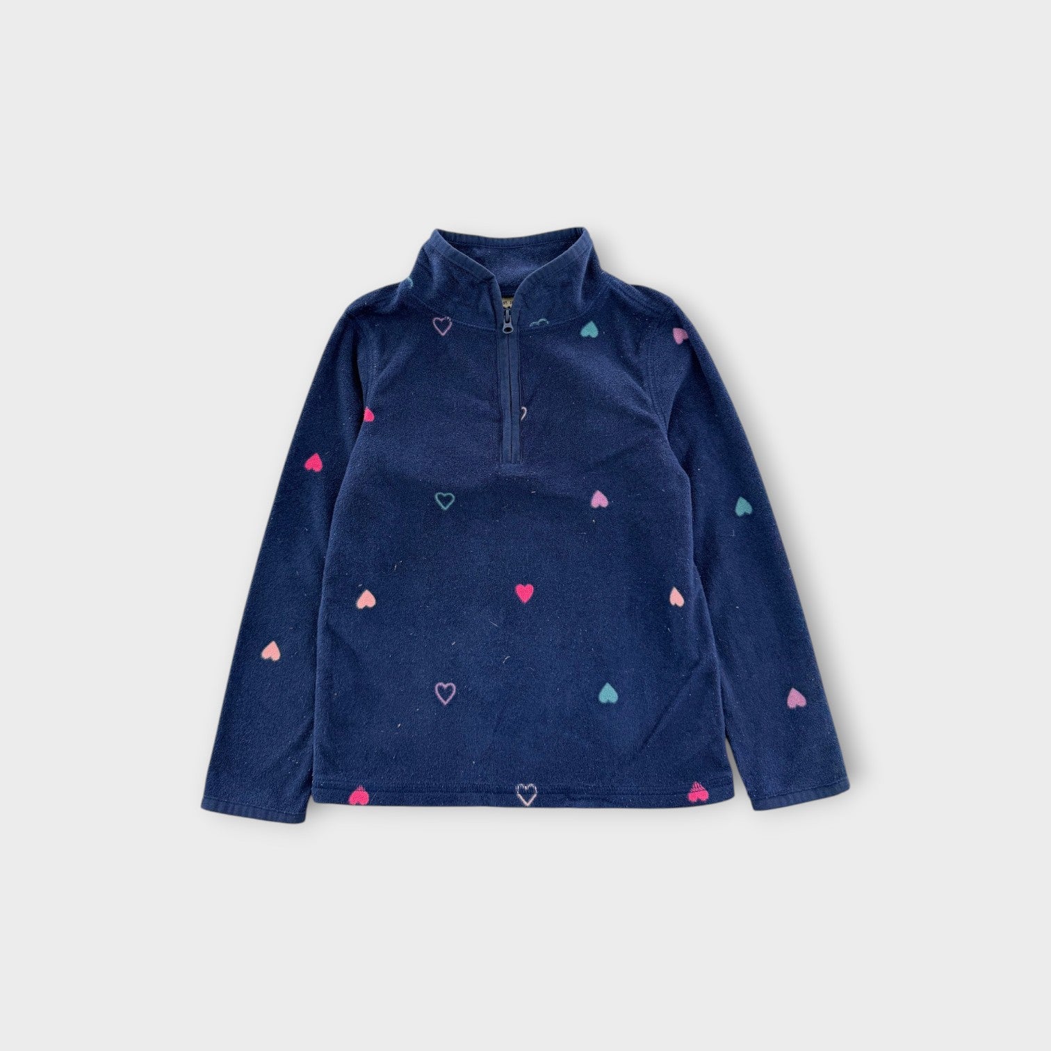 OshKosh Navy Hearts Fleece Jumper, Size 4