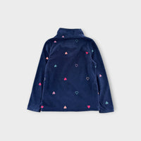 OshKosh Navy Hearts Fleece Jumper, Size 4