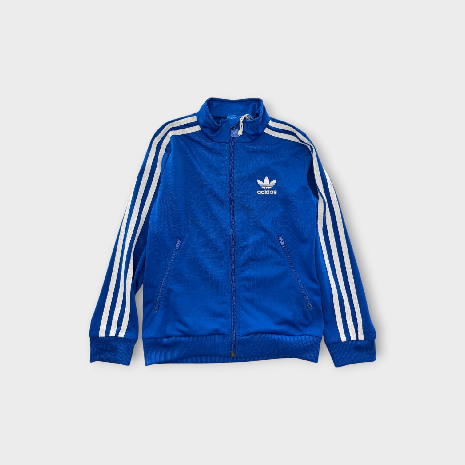 Adidas Blue Track Jacket, Size 7-8