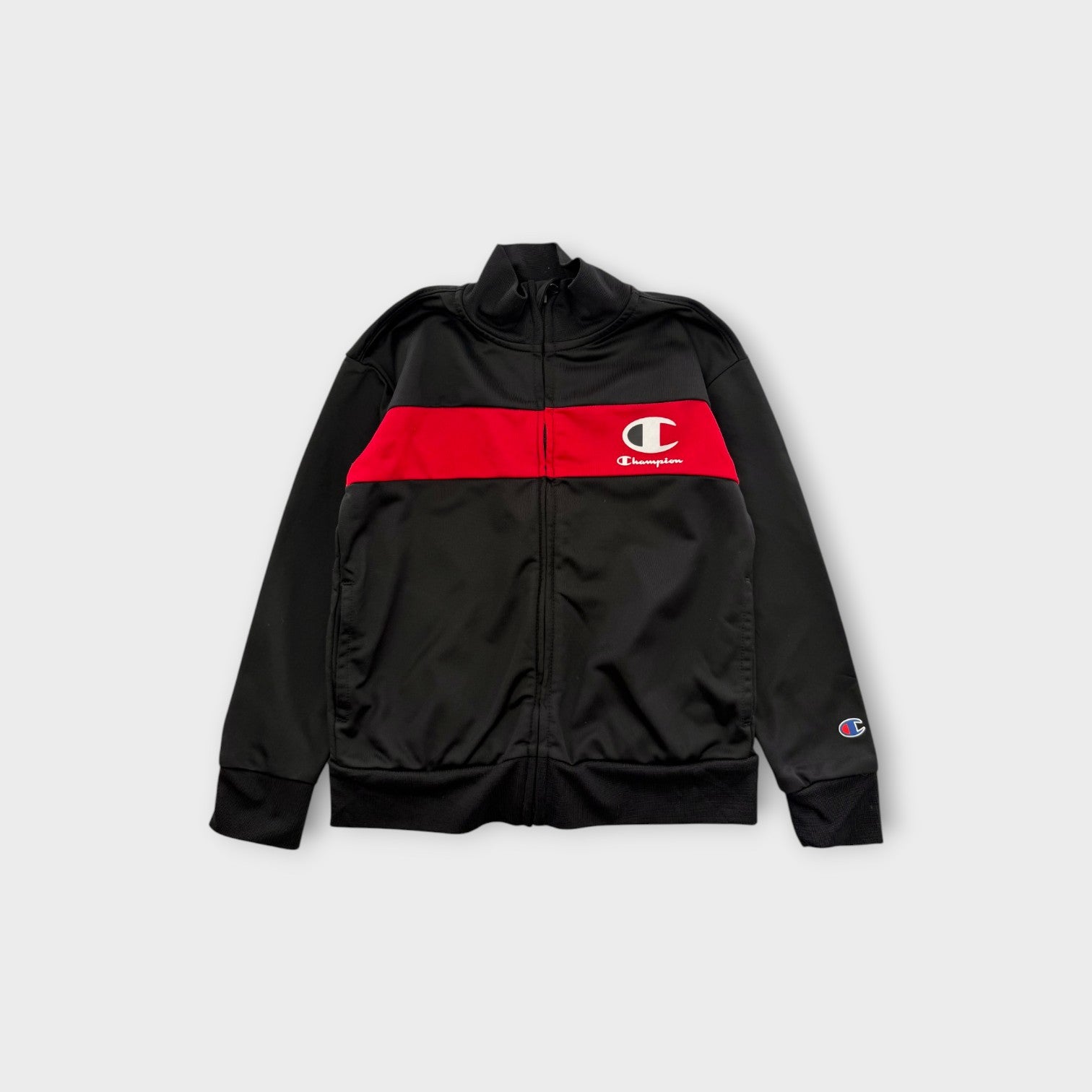 Champion Black & Red Track Jacket, Size 5