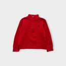 RL Red Henley Knit Jumper, Size 3