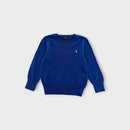RL Blue V-Neck Jumper, Size 3