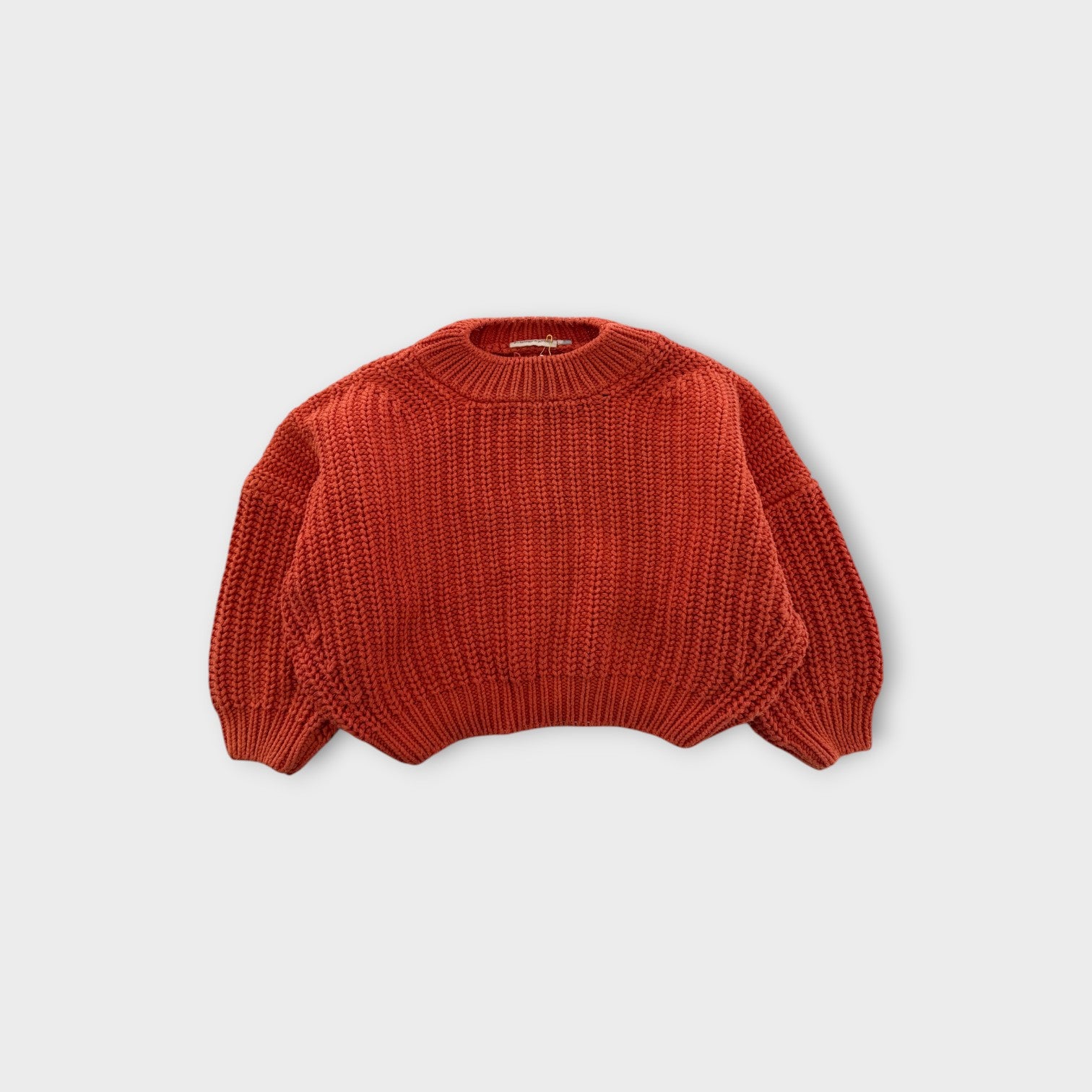 Summer & Storm Orange Knit Jumper, Size 1