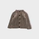 Bou'chou Taupe Knit Cardigan, Size 1