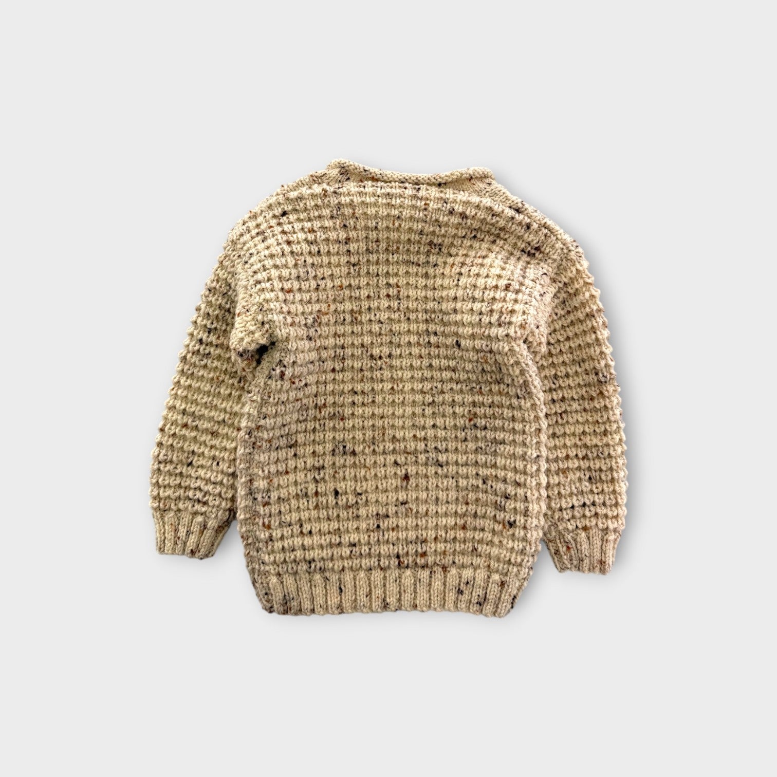 Bubawear Cream Speckle Knit Jumper, Size 1