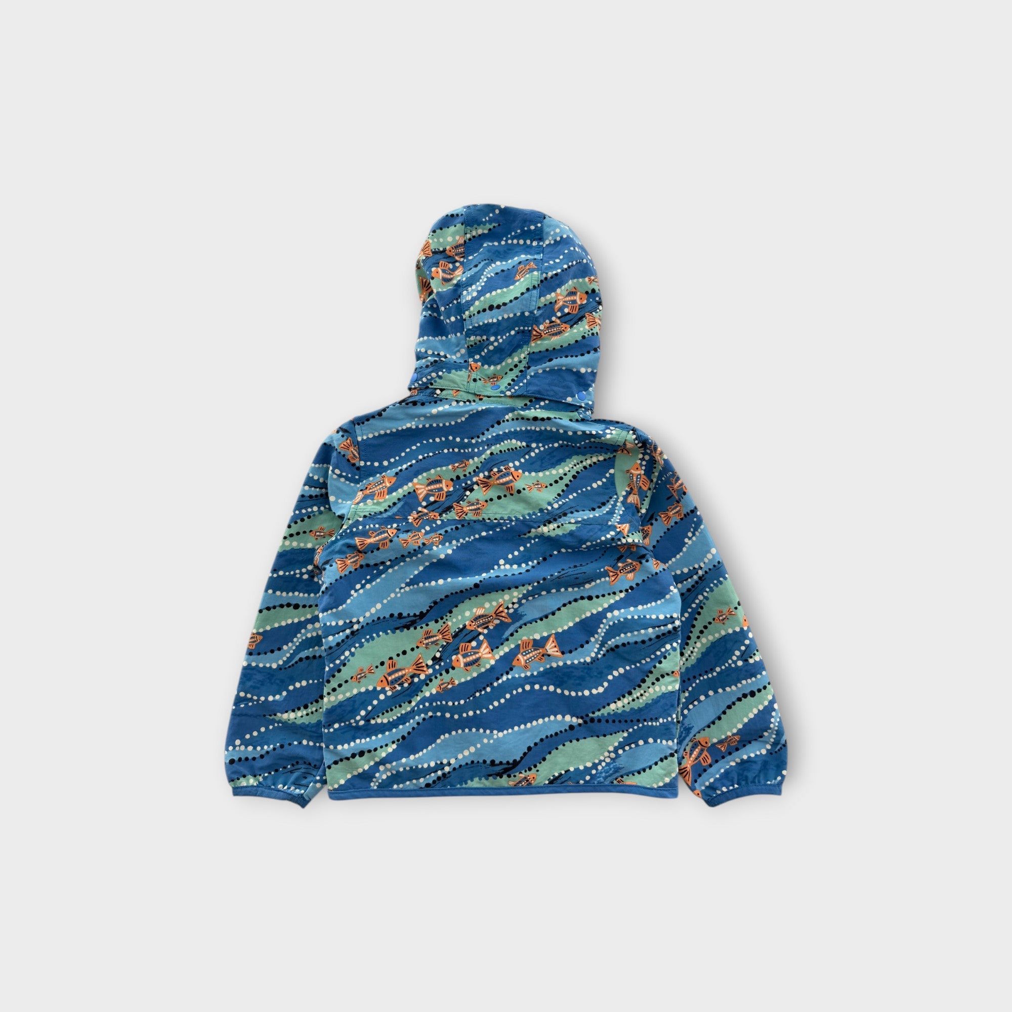 Patagonia Fish Print Raincoat, Size 3