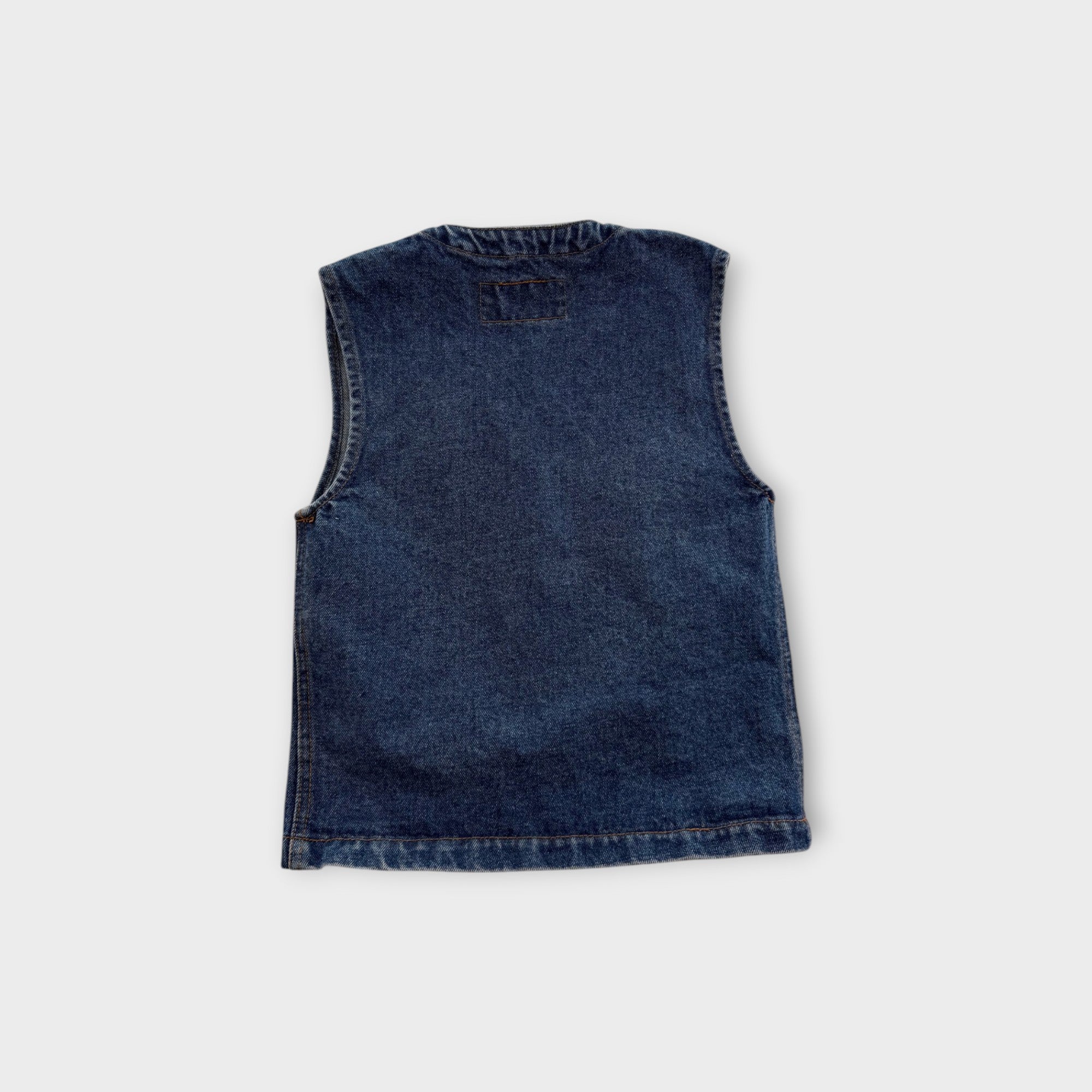 Vintage Denim Vest, Size 8