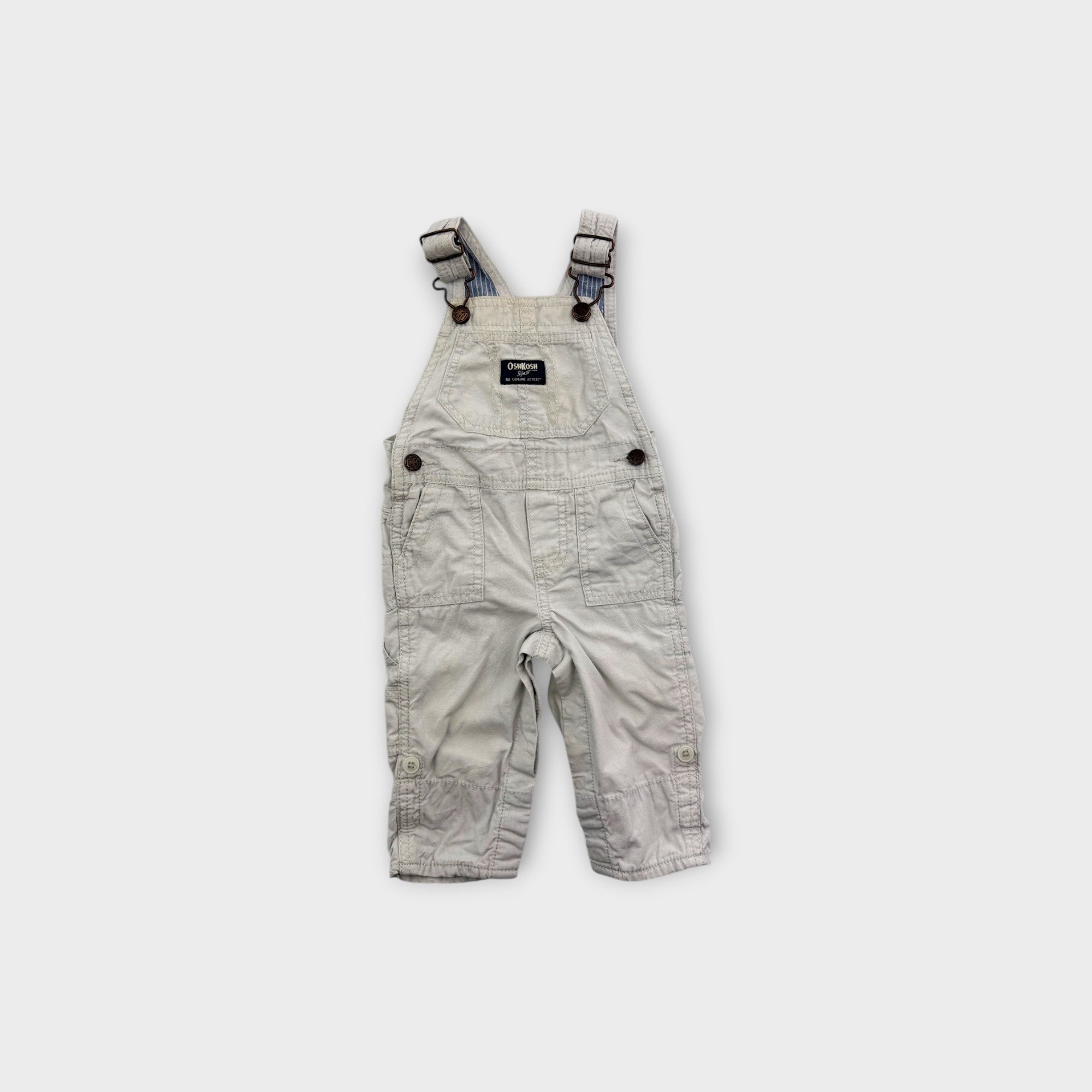 Oshkosh B'Gosh Stone Overalls, Size 00