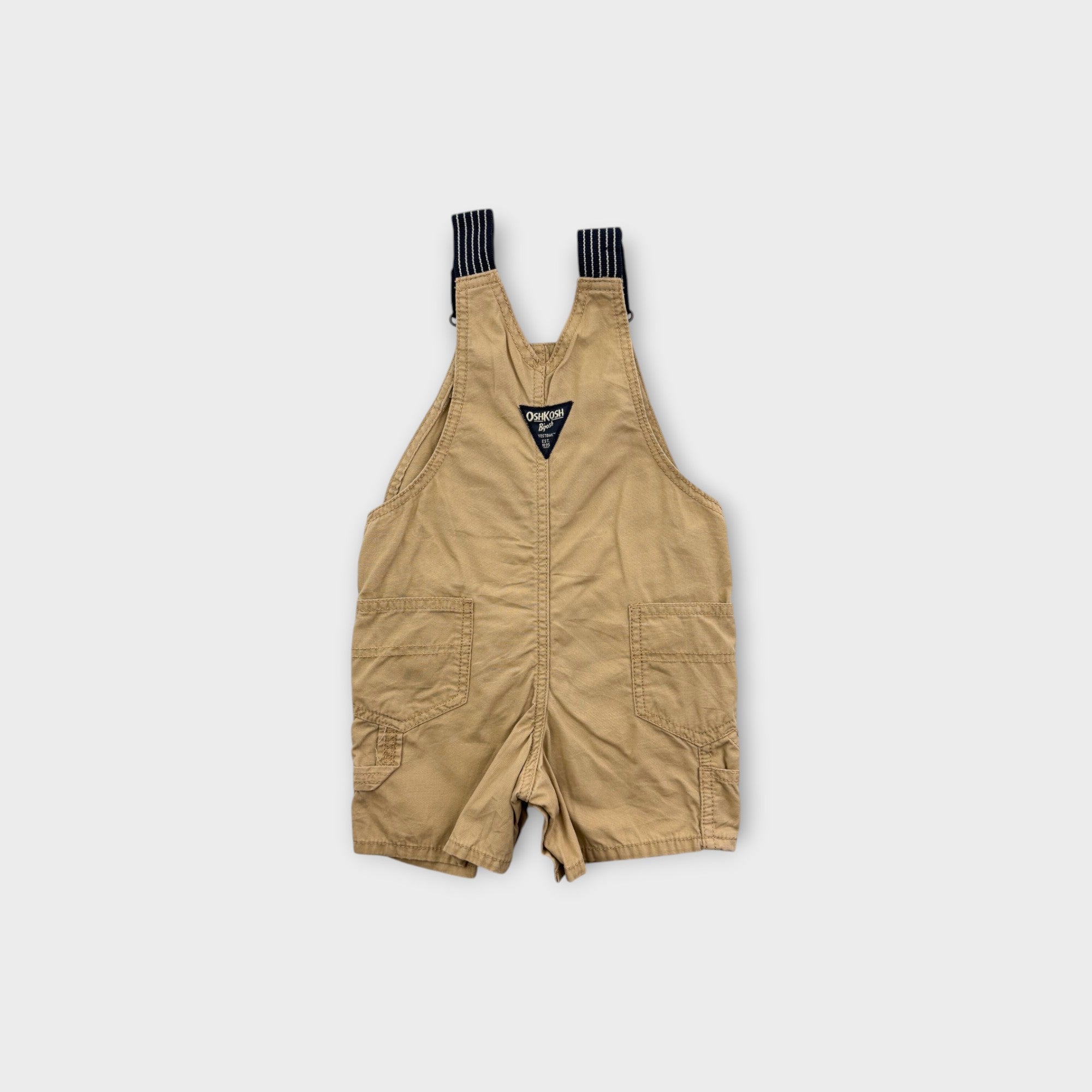 Oshkosh B'Gosh Tan Shortalls, Size 1
