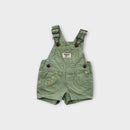 Oshkosh B'Gosh Green Embroidered Shortalls, Size 000