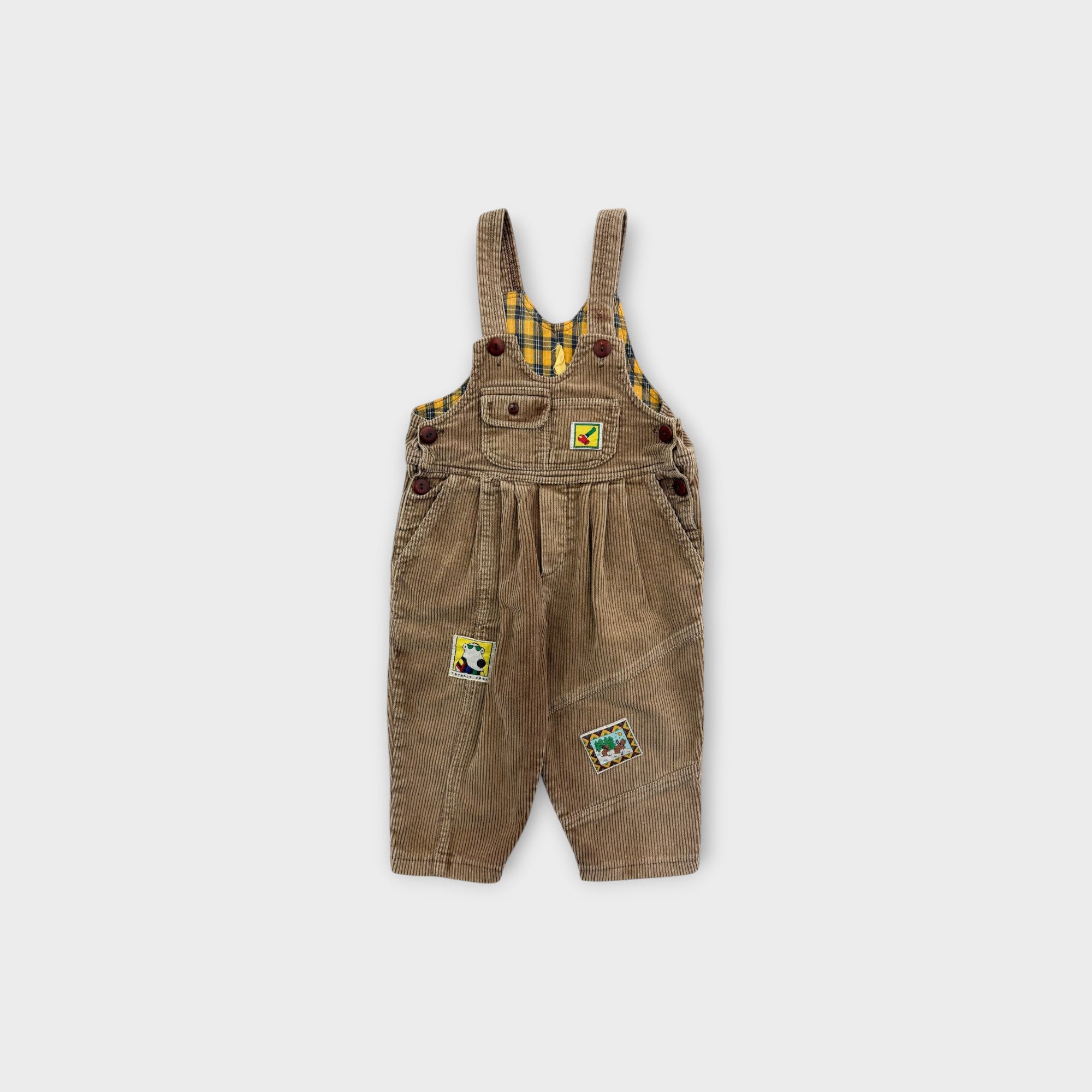 Vintage Corduroy Overalls, Size 3