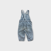 Vintage Denim Tug Boat Overalls, Size 1
