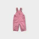 Carhartt Pink Denim Overalls, Size 9m