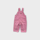Carhartt Pink Denim Overalls, Size 9m