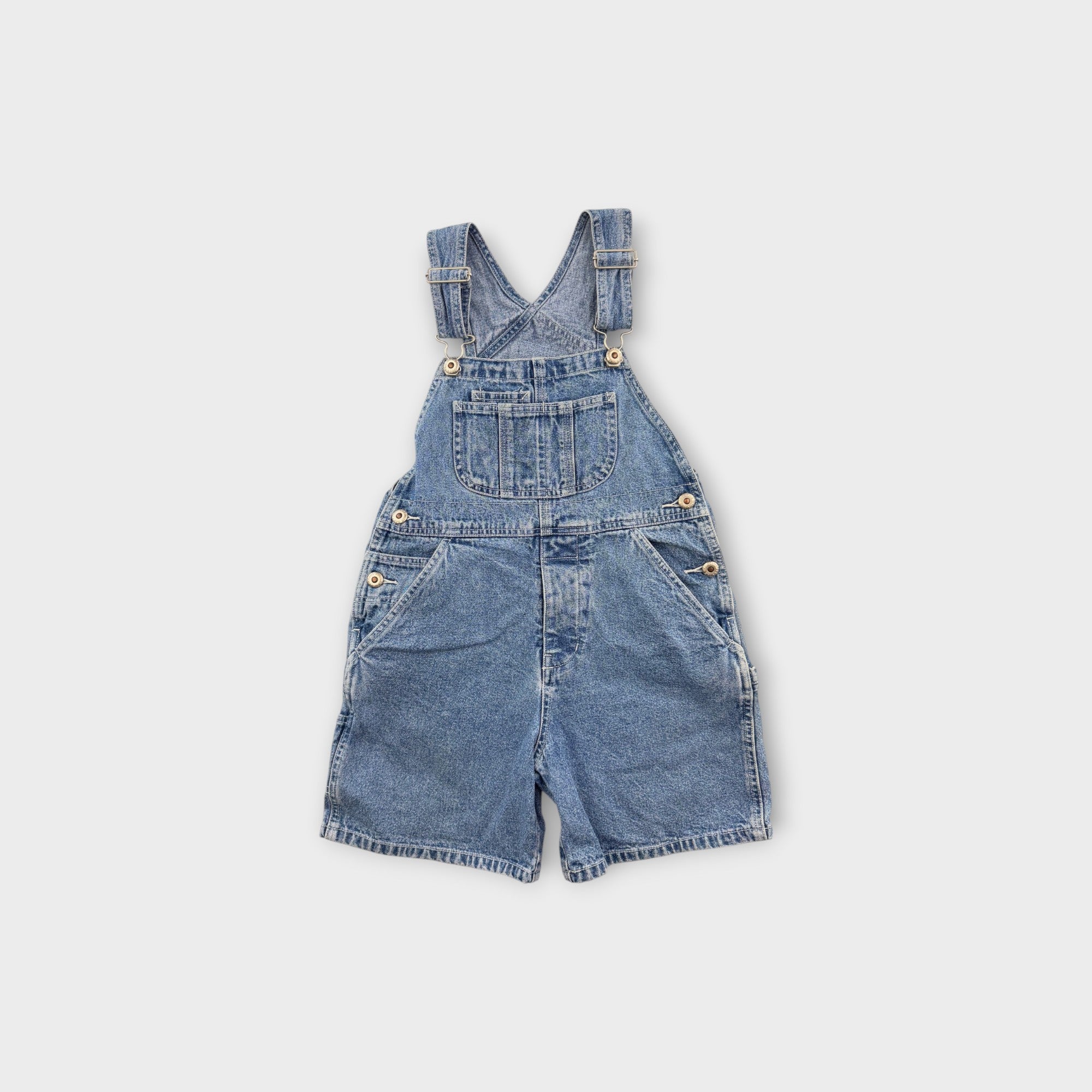 Vintage Gap Denim Shortalls, Size 8-9
