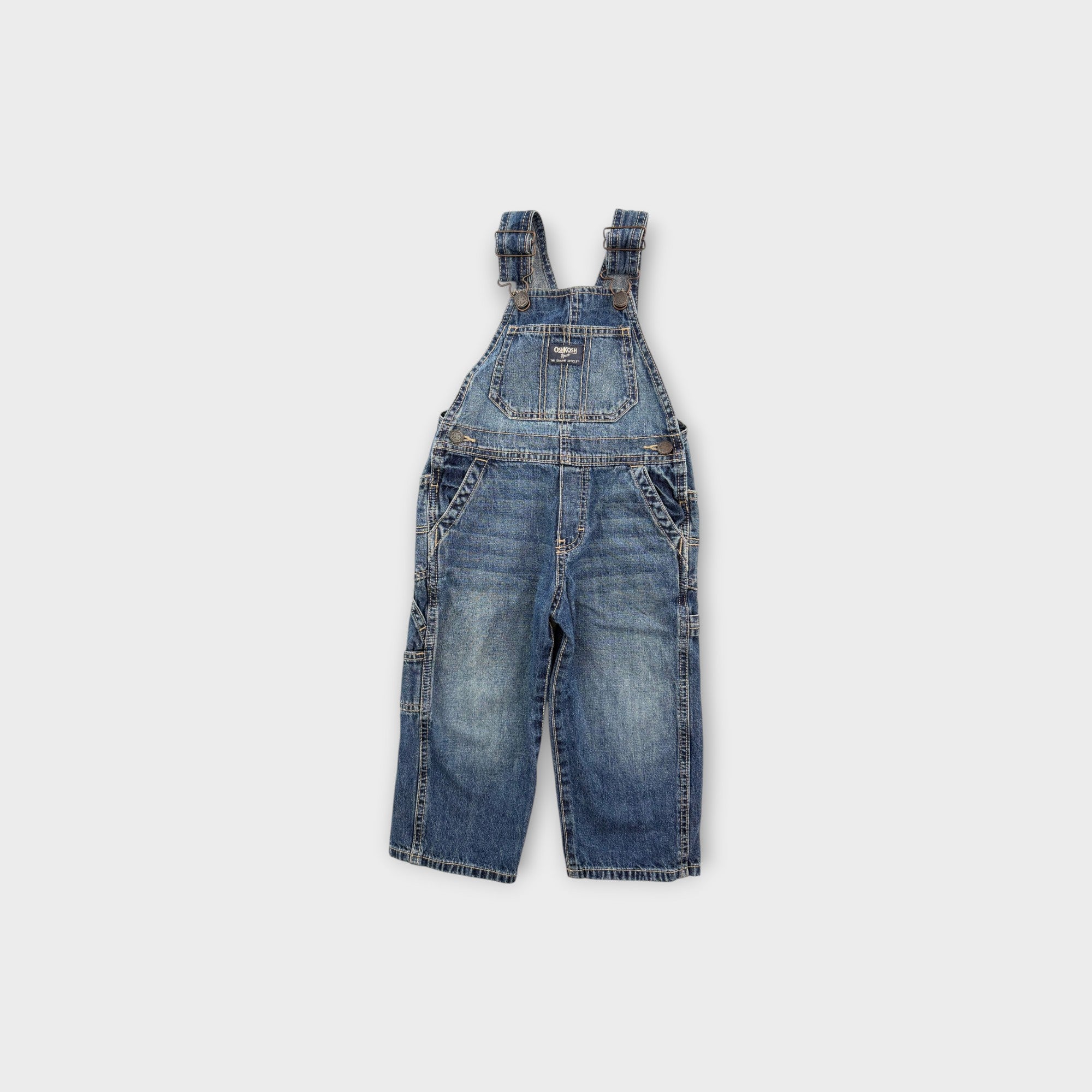 Oshkosh B'Gosh Denim Carpenter Overalls, Size 2