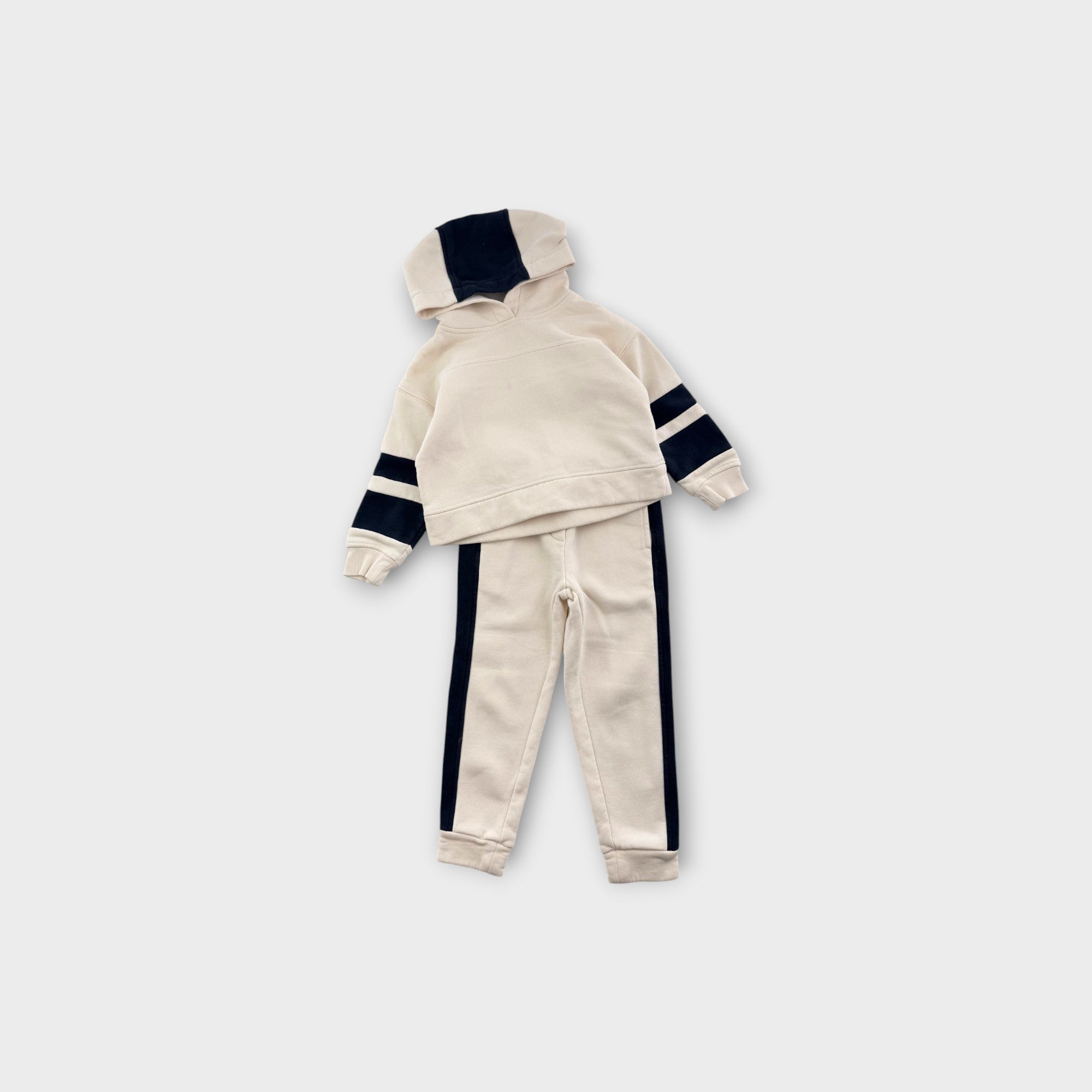Reiss Cream and Navy Sweatsuit, Size 5-6