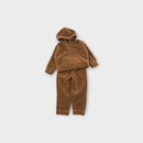 Reiss Brown Teddy Fleece Set, Size 5-6