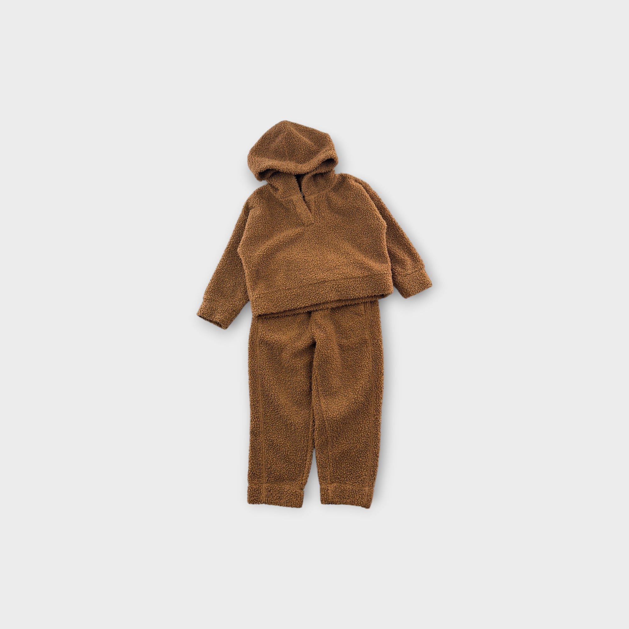 Reiss Brown Teddy Fleece Set, Size 5-6