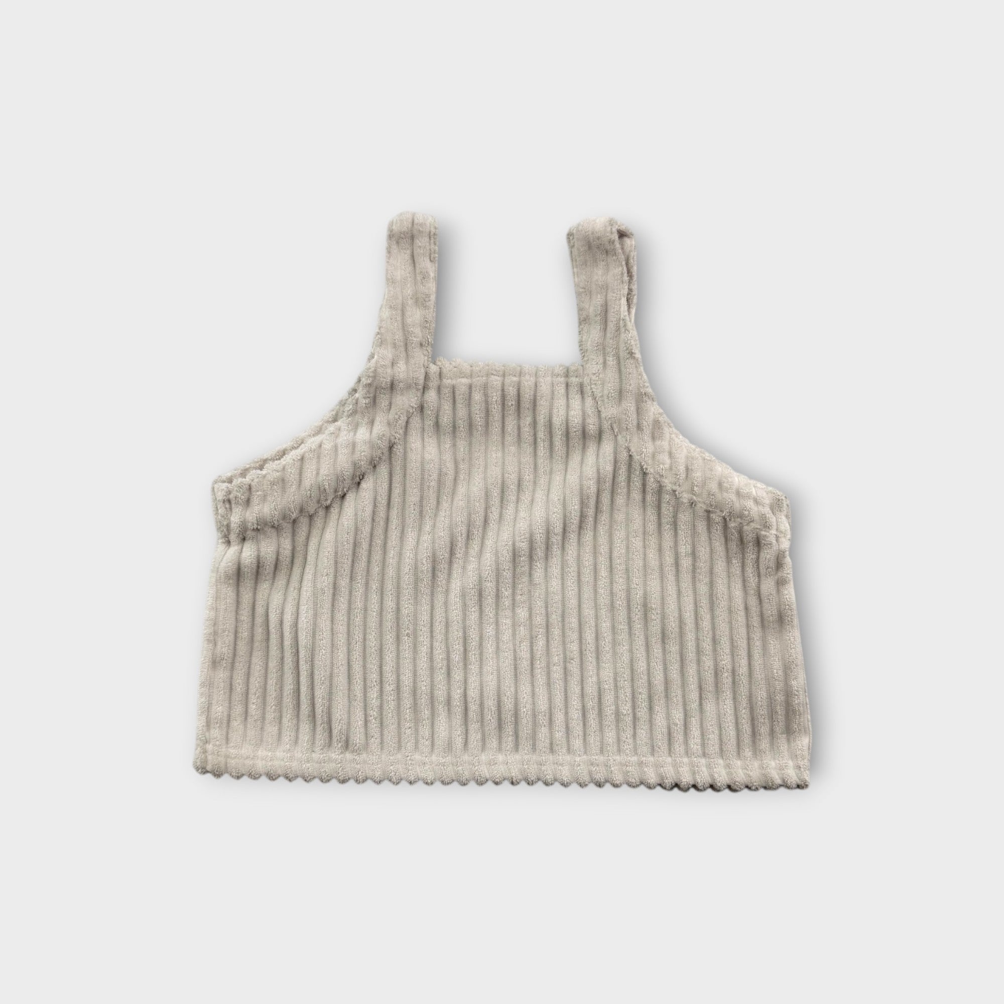 Our Folk White Ribbed Terry Set, Size 6